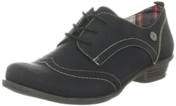 s.Oliver Casual 5-5-23306-29, Chaussures à lacets femme - Noir-TR-I3-4, 41 EU