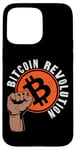 iPhone 15 Pro Max Bitcoin Crypto Revolution Fist Bitcoin Revolution Case