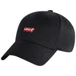 Casquette coupe strapback Levi's® en coton noire en jean