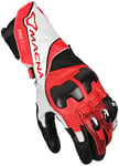 Macna Gants de Moto Protego XL Rouge/Blanc