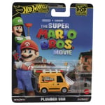 Hot Wheels Premium Pop Culture Plumber Van The Super Mario Bros Movie Brand New