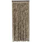 WERKA PRO Rideau Chenille Marron et Beige 120 x 220 cm