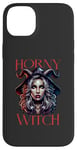 Coque pour iPhone 14 Plus Costume d'Halloween amusant pour femme Horny Witch