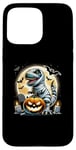 Coque pour iPhone 15 Pro Max Costume d'Halloween de maman T-Rex Dinosaure Trick or Treat Grave