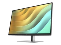 Hp E27u G5 - E-Series - Led-Skjerm - 27" - 2560 X 1440 Qhd @ 75 Hz - Ips - 350 Cd/M² - 1000:1 - 5 Ms - Hdmi, Displayport, Usb-C - Svart Hode, Svart Og Sølv (Stativ) - Med Hp 5-Års Next Business Day Onsite Hardware Support For Standard Monitors