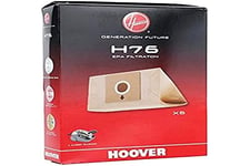 Hoover élimination 35601668 H76 Sacs, Originaux, en Papier, Extra Filtrants, Compatible avec Aspirateur Thunder Space et A Cube Silence, Mixte