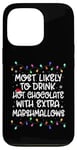 iPhone 13 Pro Most Likely To Drink Hot Chocolate Christmas Family Matching Case