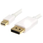 StarTech.com 2m (6ft) Mini DisplayPort to DisplayPort 1.2 Cable - 4K x 2K UHD Mi