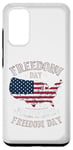 Coque pour Galaxy S20 T-shirt graphique Patriotic Freedom USA