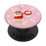 Crayon Shin-chan Cherry Shin-chan One Point PopSockets Grip and Stand for Phones and Tablets