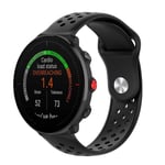 Silikonarmband Sport Polar Vantage M svart