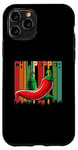 Coque pour iPhone 11 Pro Vintage Chili-Peppers Red Hot Vintage Poivrons Légumes