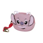 Disney Lilo and Stitch Angel Face-Pill Coin Purse, Pink, 12 x 8.5 cm