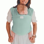 Babylonia Baby Carriers - Écharpe de portage extensible Tricot-Slen Organic - Sauge Vert