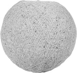 Lum & Co Écran Suspension en forme de boule, gris clair, 20 x 19 x 20 cm