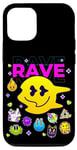 Coque pour iPhone 14 Rave On Social Media Emotional Sarcastic Smile Faces Doodles