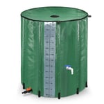 YUENFONG Reservoir d'eau de pluie pliable 750 l Collecteur d'eau cuve En PVC - Pour recueillir l'eau de pluie - Vert