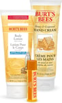 Burt's Bees Giftset, Honey Lip Balm, Hand Cream and Body Lotion, Honey Pot -