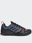 adidas Terrex Mens Swift Solo 2 Hiking Shoes - Blue, Blue, Size 5, Men