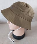 S/M Unisex THE NORTH FACE Military Olive Adult BUCKET HAT 100% Cotton Buck4