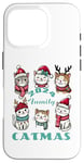 Coque pour iPhone 16 Pro Catmas Famille Chat Kitty Funny Christmas Holiday 2024