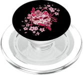 Sakura Tree Masque japonais Fleur de cerisier Rose PopSockets PopGrip pour MagSafe