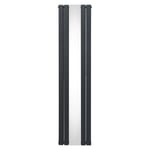 Radiateur Plat avec Miroir - 1800mm x 425mm – Gris Anthracite