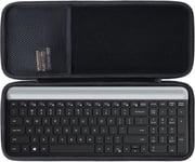 Dur Étui Housse Cas Compatible Avec Logitech Mk470 Combo Clavier Et Souris Sans Fil (Noir)