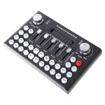 Bluetooth-kompatibel Voice Changer ljudkort Audio DJ Mixer med flera ljudeffekter för livestreaming av musik