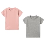 Minymo Basic T-shirt 2-Pack Blush | Rosa | 80 cm