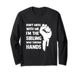 Funny Graphic Tees Gag Shirts for Siblings Brothers Adults Long Sleeve T-Shirt