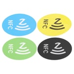 20PCS NFC Stickers PET 40mm Lightweight Readable Writable NFC Phone NDE