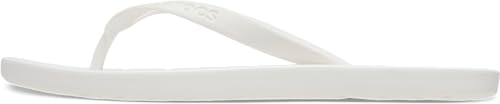 Crocs Unisex Flip Flop, White, 7 UK