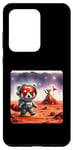 Coque pour Galaxy S20 Ultra Red Panda Astronaute Exploring Planet. Alien Rock Space