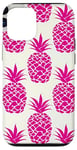 Coque pour iPhone 12/12 Pro Festive Tropical Ananas Coque de téléphone Motif Noël