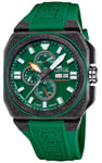 Lotus L18976/2 Carbon Fiber Square Chrono (45.4mm) Green Watch