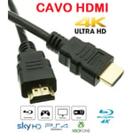 Aigostar - cable hdmi haute vitesse 4k Full hdtv 3d tv ps4 ps3 videoprojector connecteurs plaqués or pc 3 mt