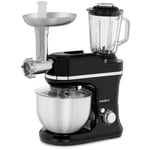 bredeco Köksmaskin - Inkl. köttkvarn & blender 1200 W Metropolitan black