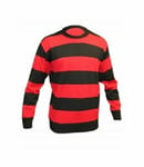 Children Red & Black Denis Style Stripe Jumpers Shirt Boys Book Week Fancy Dress