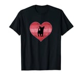 Retro Chihuahua Valentines Day Heart Love Womens Gift T-Shirt