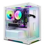 STGsivir PC Gamer Fixe, Ordinateur Gaming,GTX 1660 Ti 6Go GDDR6, Core i7 jusqu'à 3.9GHz-16Go RAM, 1To SSD, 600M WiFi, BT 5,0, RGB Fanx3, W10H64