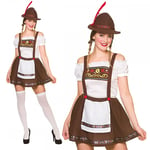 Bavarian Beer Maid Ladies Fancy Dress German Oktoberfest Womens Adult Uk 6-24