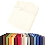 aqua-textil Viana Drap-Housse surmatelas revêtement lit sommier tapissier Coton 140x200-160x200 cm Blanc