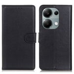 Xiaomi Redmi Note 13 4G Fodral Litchi Svart