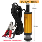 12V 38mm network Pompe de transfert Submersible 12V DC, Diesel, carburant, eau, huile, voiture, Camping, pêche ""Nipseyteko