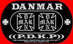 DANMAR Power Double Kick Pad (Iron Cross)