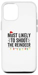 Coque pour iPhone 13 Pro Plus susceptible de filmer les vacances de Noël en famille de rennes