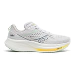 Saucony Ride 17 Chaussure De Running Sans Stabilisateurs Femmes - Blanc , Gris Clair