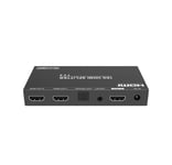 NÖRDIC 4K HDMI 2.0b Splitter 1 till 2 & Extraktor Optisk SPDIF & Stereo HDR EDID Dolby True HD Digital Plus DTS-HD Master