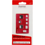 HAMA SIM Adapter Card for Micro-Sim / Nano-Sim Standard